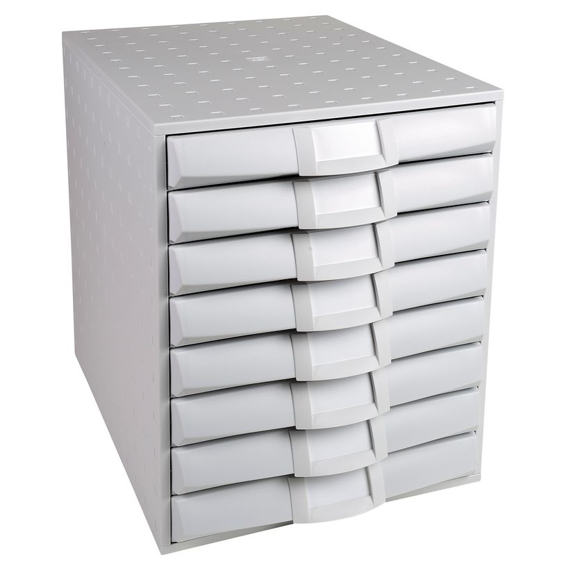 9002493421516-Exacompta The System - Module de classement 8 tiroirs - gris lumière-P_400010040_1-0