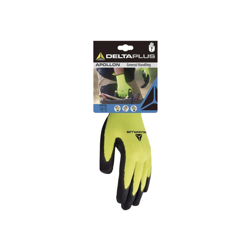 3295249203627-Delta Plus - Gants de protection antidérapant - Taille  9 - paume mousse latex-P_400010207_2-3
