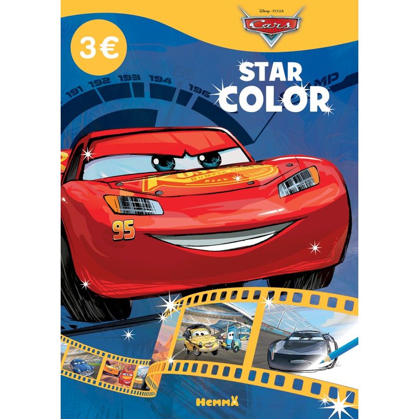 9782508049934-Star color Disney Pixar : Flash Mc Queen fond bleu-P_400010234_1-0