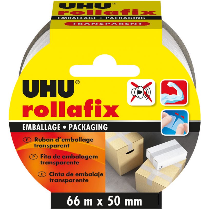 4026700365306-UHU rollafix - Ruban adhésif d'emballage - 50 mm x 66 m - transparent-P_400010330_1-0