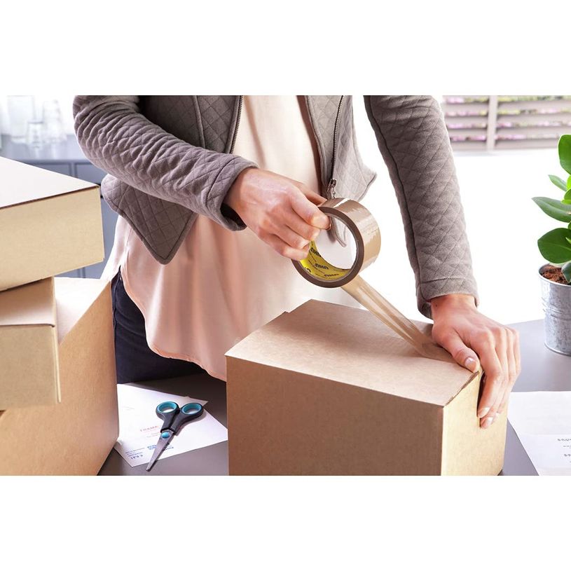 4026700340105-UHU Rollafix - Pack de 6 rubans adhésifs d'emballage - 50 mm x 50 m - havane-P_400010332_3-2