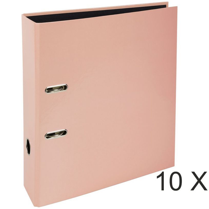 3130632535674-Exacompta Aquarel Prem'Touch - 10 Classeurs à levier - Dos 80 mm - A4 - corail-P_400010358_1-0