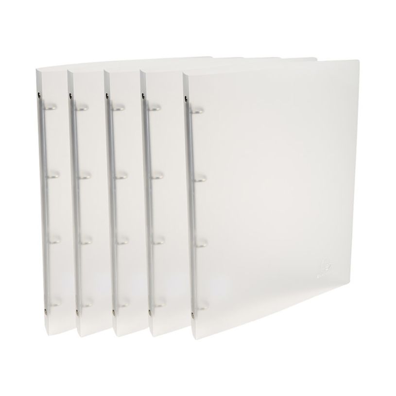 3130632511609-Exacompta Chromaline - 25 Classeurs polypro à anneaux - Dos 20 mm - A4 - incolore-P_400010384_2-1