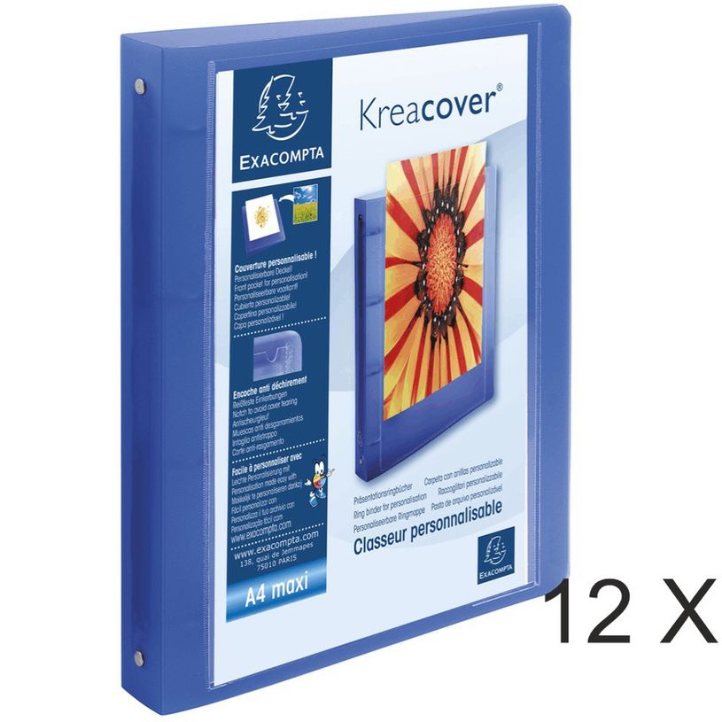 3130632518691-Exacompta Kreacover - 12 Classeurs à anneaux personnalisable - Dos 40 mm - A4 Maxi - disponi-P_400010403_2-1