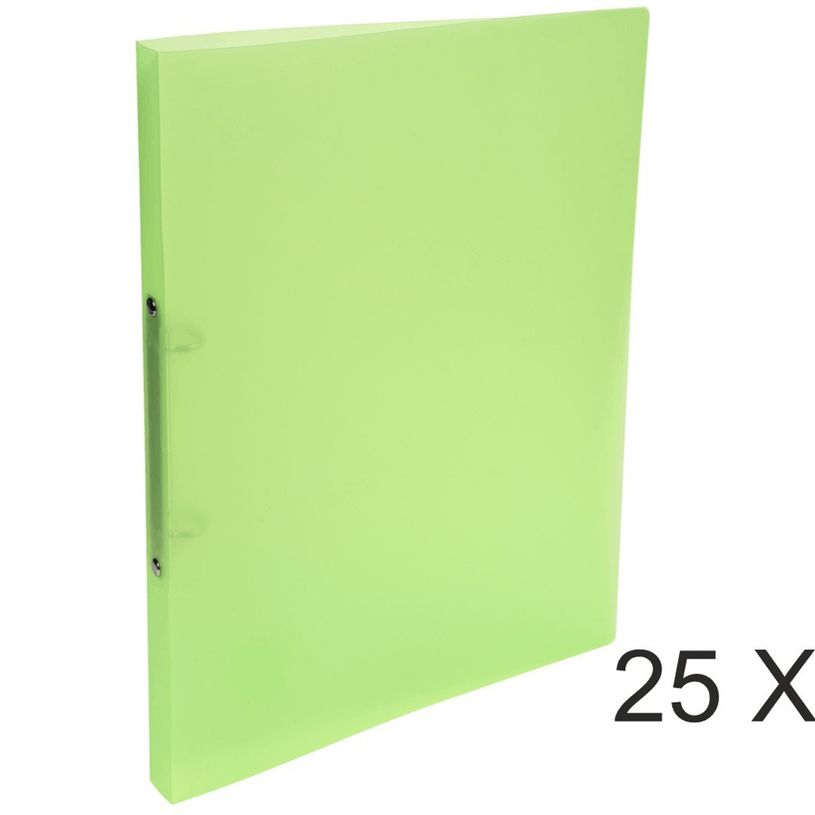 3130632541637-Exacompta Chromaline - 25 Classeurs 2 anneaux - Dos 20 mm - A4 - vert-P_400010410_1-0