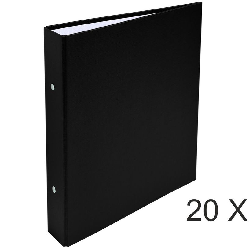 3130631510719-Exacompta - 20 Classeurs 2 anneaux - Dos 40 mm - A5 - noir-P_400010438_1-0