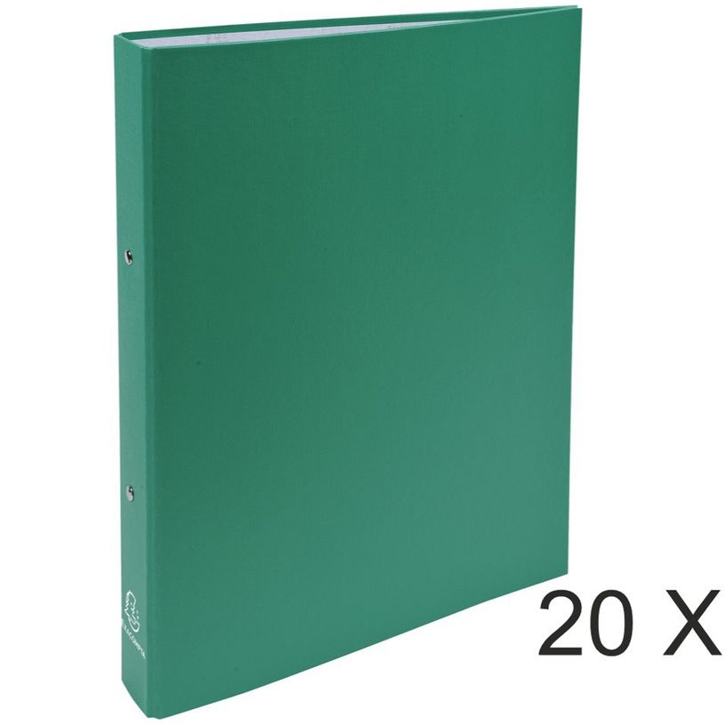 3130631543731-Exacompta - 20 Classeurs polypro 2 anneaux - Dos 40 mm - A4 - vert-P_400010479_1-0