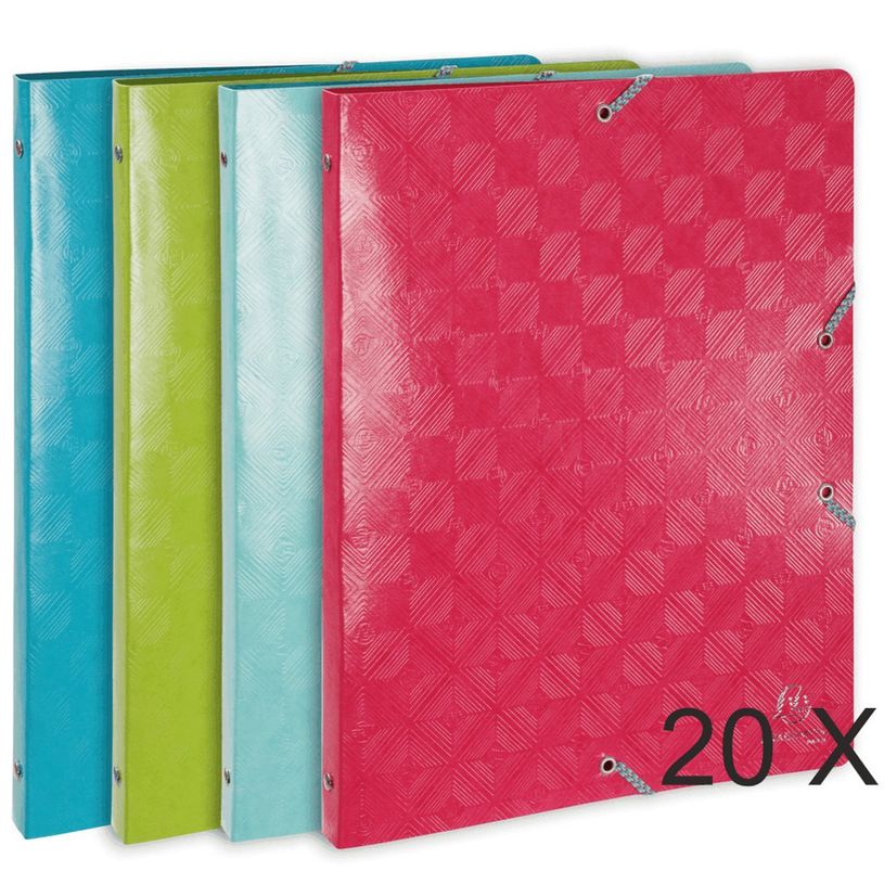 3130636512220-Exacompta - 20 Classeurs 4 anneaux - Dos 20 mm - A4 - disponible dans différentes couleur-P_400010483_1-0