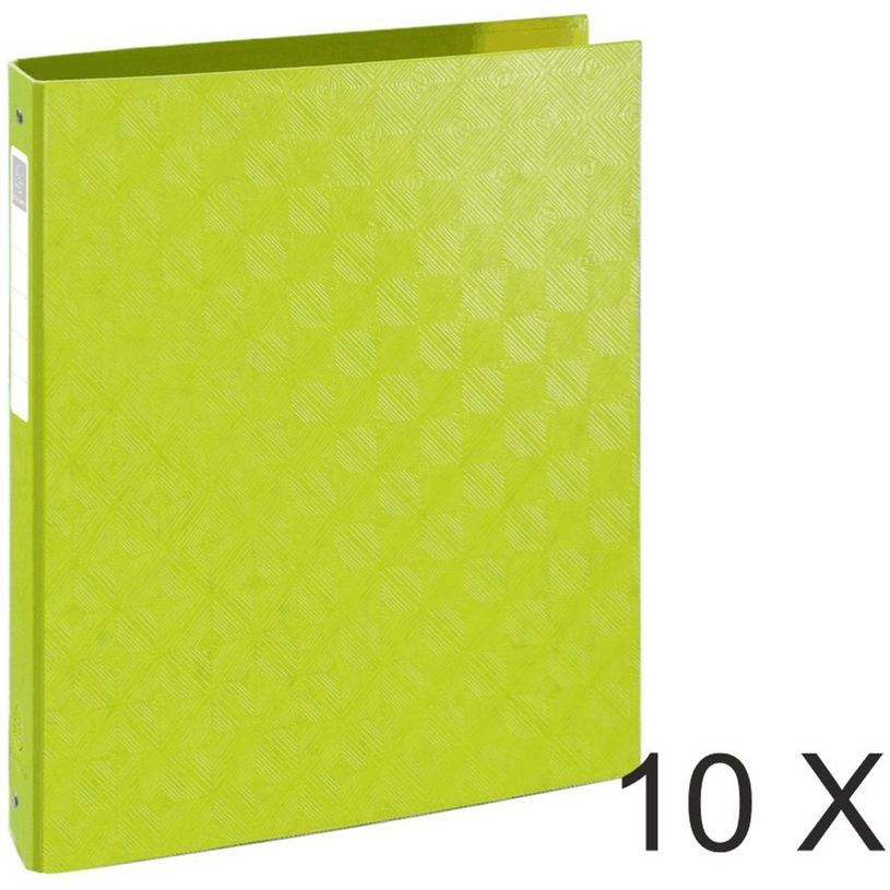 3130631519262-1928 by Exacompta - 10 Classeurs 4 anneaux - Dos 40 mm - A4 - vert anis-P_400010485_1-0