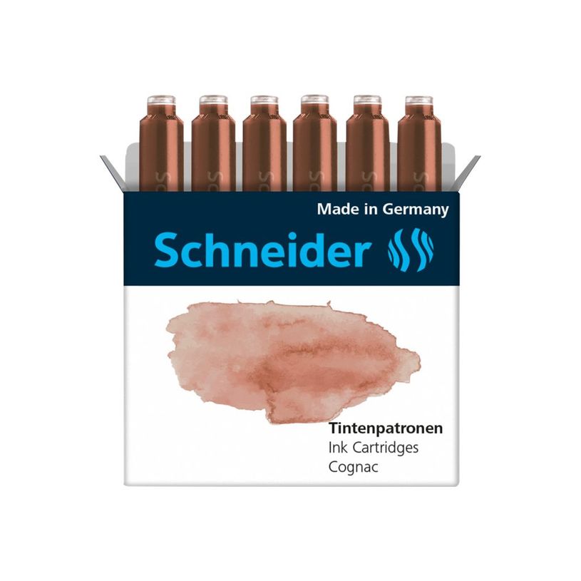 4004675147622-Schneider - 6 Cartouches d'encre pastel - cognac-P_400010498_1-1