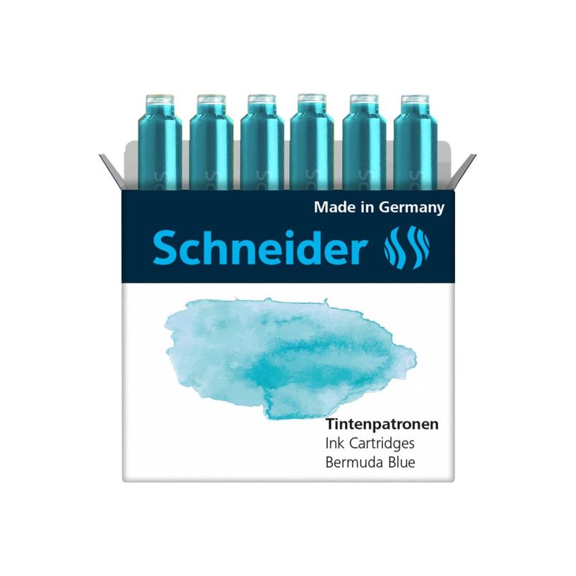 4004675147592-Schneider - 6 Cartouches d'encre pastel - bleu émeraude-P_400010504_1-1