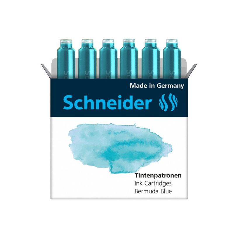 4004675147592-Schneider - 6 Cartouches d'encre pastel - bleu émeraude-P_400010504_2-0