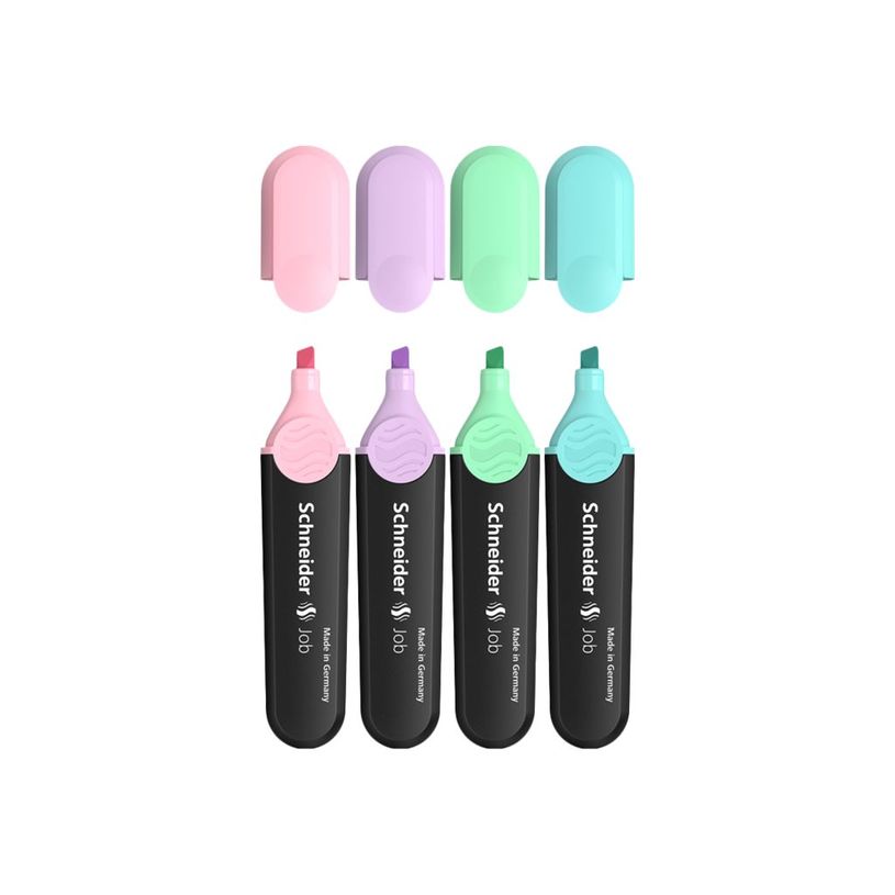 4004675135940-Schneider Job Pastel - Pack de 4 surligneurs - couleurs assorties-P_400010510_4-2