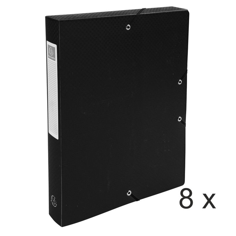 3130632597818-Exacompta Opak - 8 Boîtes de classement - dos 40 mm - noir-P_400010524_1-0