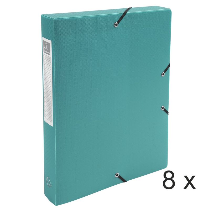 3130632597832-Exacompta Opak - 8 Boîtes de classement - dos 40 mm - vert-P_400010526_1-0
