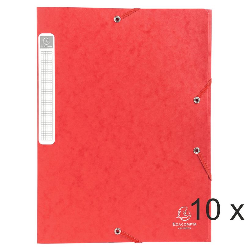 3141879091403-Exacompta - 10 Boîtes de classement en carte lustrée - dos 40 mm - rouge (livrées à pl-P_400010547_1-0