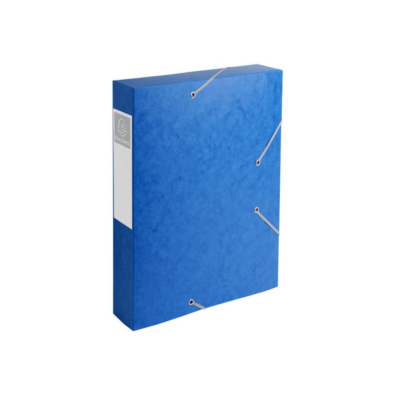 3141879051605-Exacompta - 10 Boîtes de classement en carte lustrée - dos 60 mm - bleu (livrées à pla-P_400010554_2-1