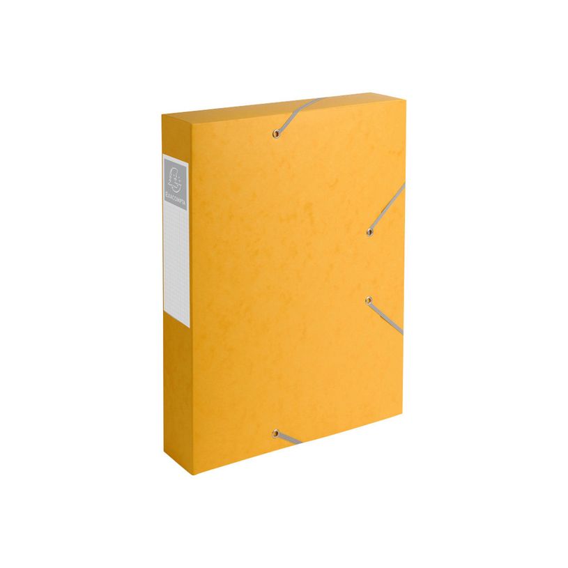 3141879061604-Exacompta - 10 Boîtes de classement en carte lustrée - dos 60 mm - jaune (livrées à pl-P_400010555_2-1