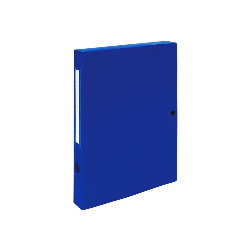 3130632546328-Exacompta - 10 Boîtes de classement à pression - dos 40 mm - bleu - polypro-P_400010587_2-1