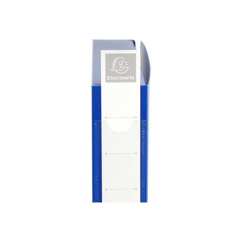 3130632546328-Exacompta - 10 Boîtes de classement à pression - dos 40 mm - bleu - polypro-P_400010587_4-3