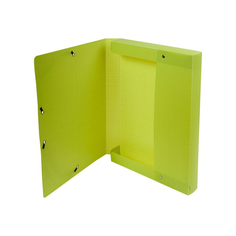 3130638553573-Exacompta Forever - 8 Boîtes de classement polypro - dos 40 mm - vert anis-P_400010602_3-2