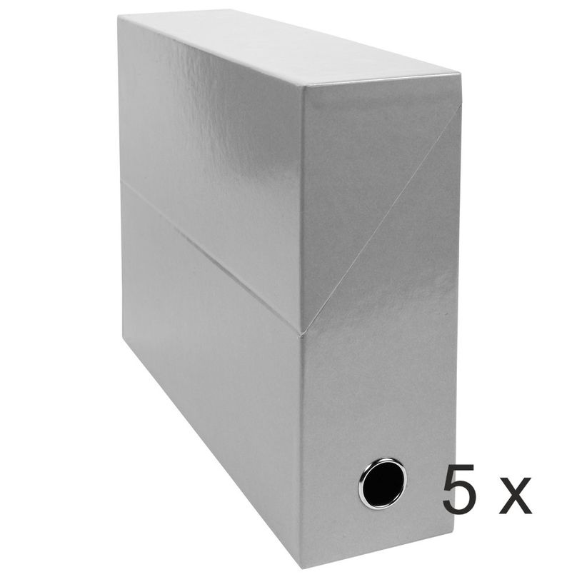 3130632899370-Exacompta Iderama - 5 Boîtes de transfert - dos 90 mm - gris-P_400010625_1-0