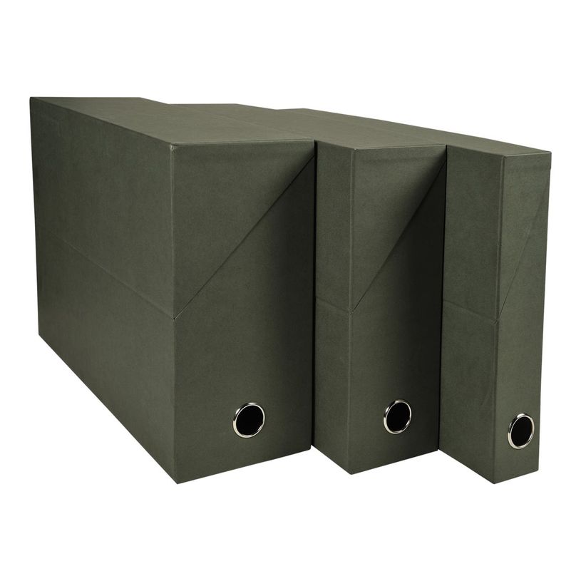 3130632831233-Exacompta - 5 Boîtes de transfert - dos 50 mm - toile vert foncé-P_400010626_3-2