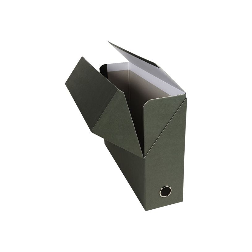 3130632831332-Exacompta - 5 Boîtes de transfert - dos 90 mm - toile vert foncé-P_400010627_3-2