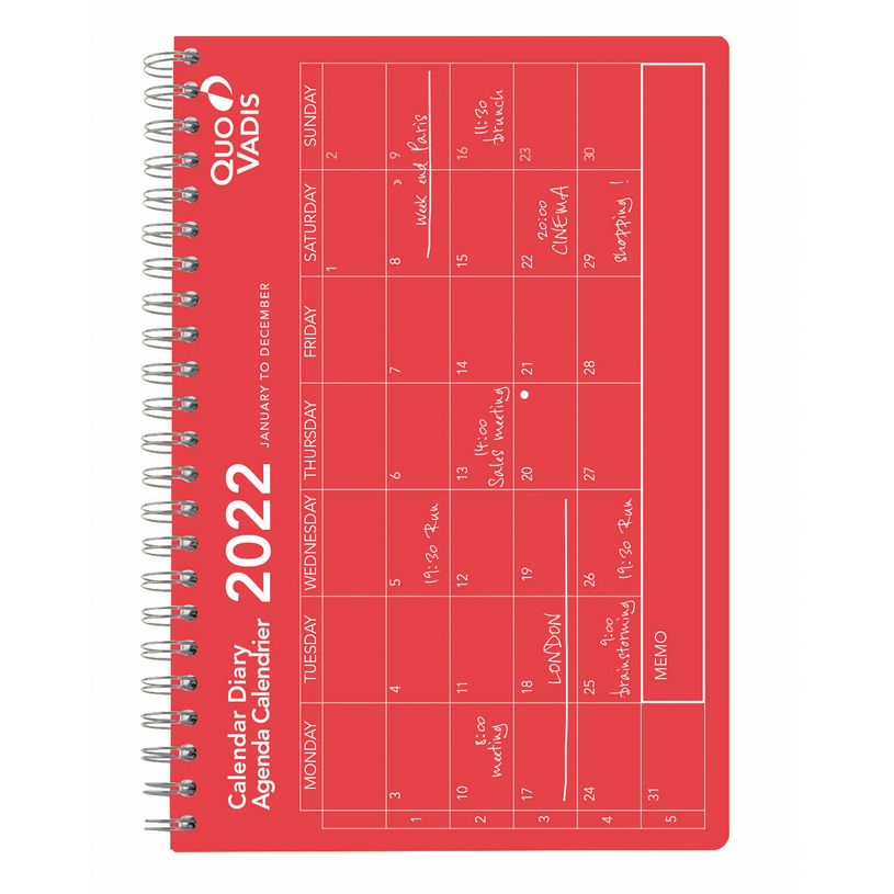3371010460847-Calendrier mensuel - 12 x 17 cm - corail - Quo Vadis-P_400010642_1-0