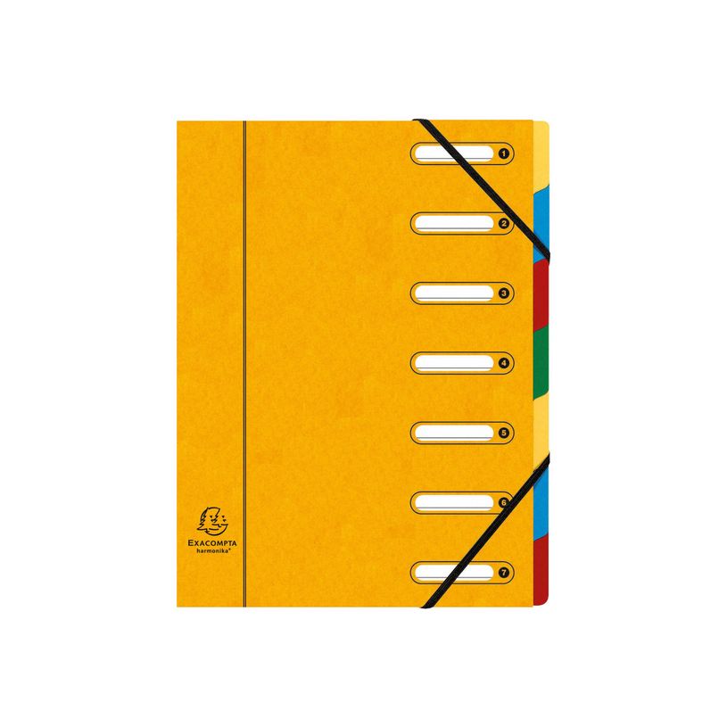 3130631053070-Exacompta Harmonika - 8 Trieurs à fenêtres 7 positions - couleurs assorties-P_400010679_4-3