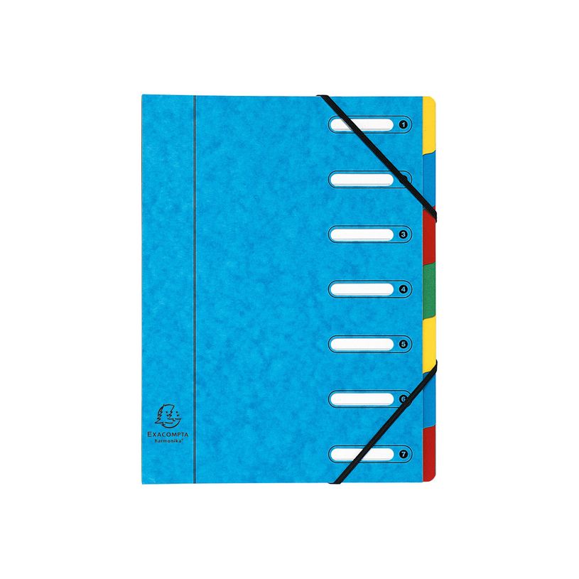 3130631053070-Exacompta Harmonika - 8 Trieurs à fenêtres 7 positions - couleurs assorties-P_400010679_5-4