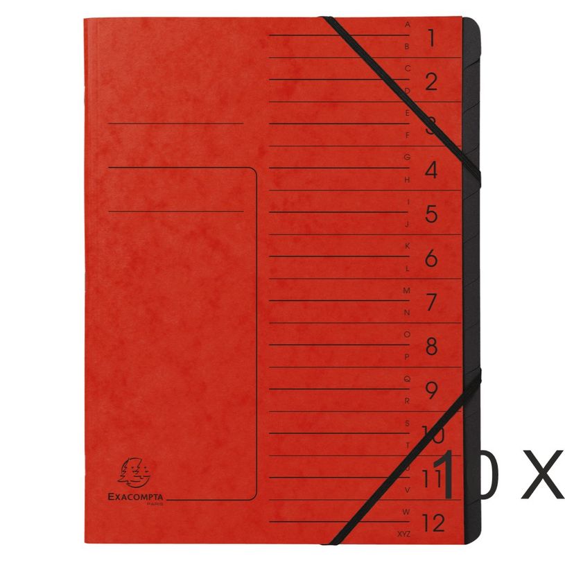3130637541205-Exacompta - 10 Trieurs 12 positions - rouge-P_400010724_1-0