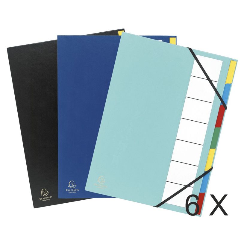 3130632553203-Exacompta Ordonator - 6 Trieurs 7 positions - couleurs assorties-P_400010729_1-0