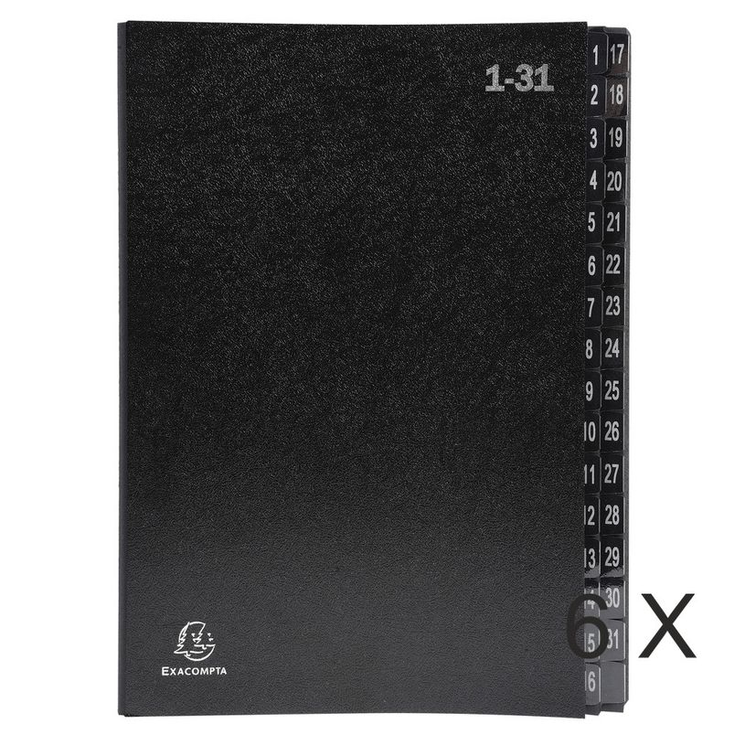 3130631570324-Exacompta Ordonator - 6 Trieurs numérique 32 positions - noir-P_400010738_2-0