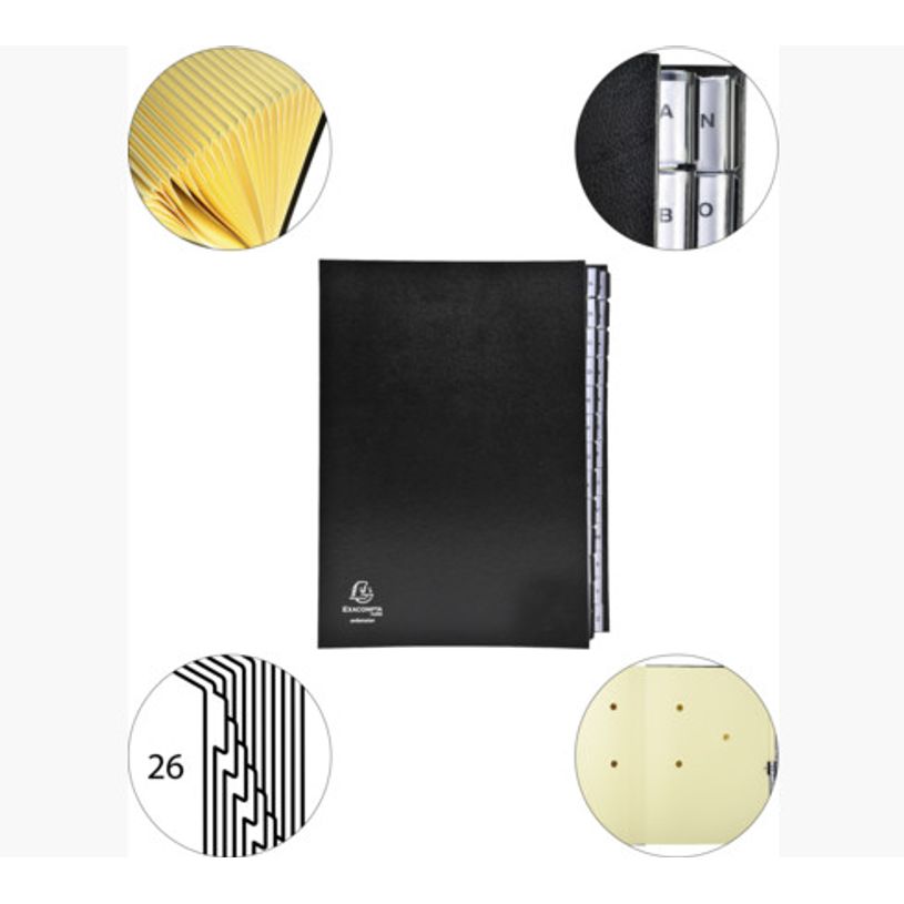 3157406583112-Exacompta Ordonator - Trieur alphabétique 26 positions - noir-P_400010757_4-3