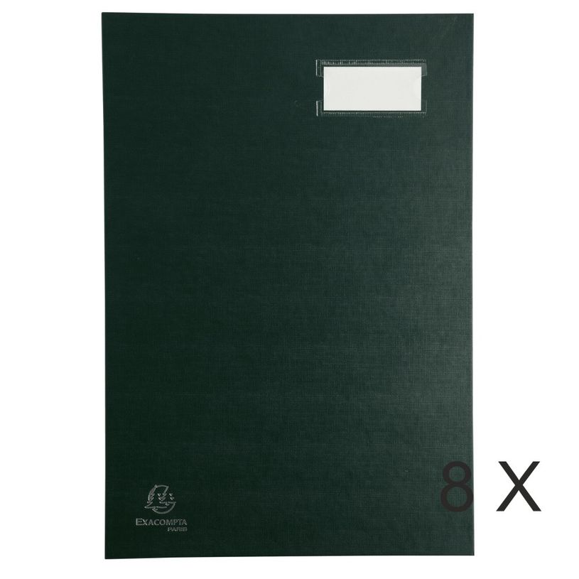 3130631570232-Exacompta - 8 Parapheurs direction 20 compartiments - vert-P_400010769_1-0