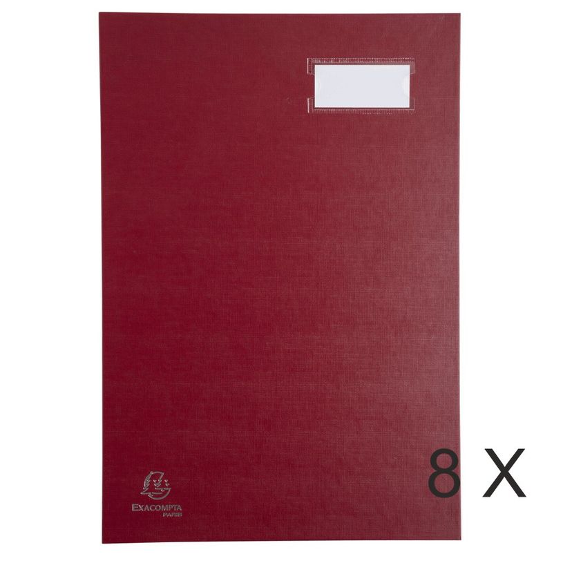 3130631570256-Exacompta - 8 Parapheurs direction 20 compartiments - rouge-P_400010770_1-0