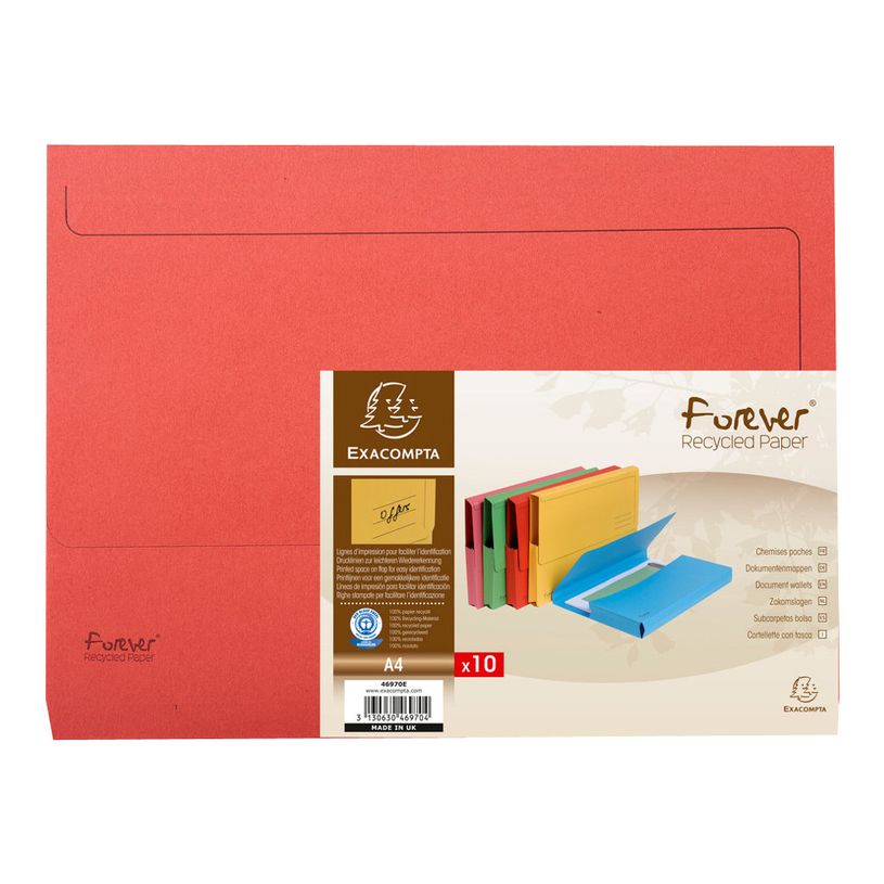 3130632469757-Exacompta Forever - 10 Paquets de 10 Chemises poche - 290 gr - rouge-P_400010794_3-1