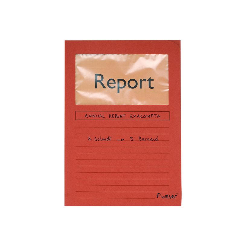 3130632501006-Exacompta Forever - 4 Paquets de 100 Chemises à fenêtre - 120 gr - couleurs assorties-P_400010796_3-2