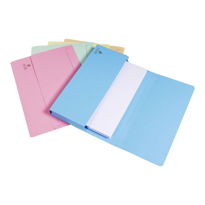 3130632467708-Exacompta Super 210 - 3 Paquets de 50 Chemises poche à soufflet - couleurs assorties-P_400010822_2-1