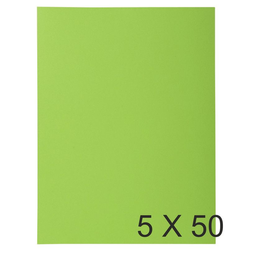 3130639218013-Exacompta Rock"s - 5 Paquets de 50 Chemises 1 rabat - 210 gr - vert-P_400010863_2-0