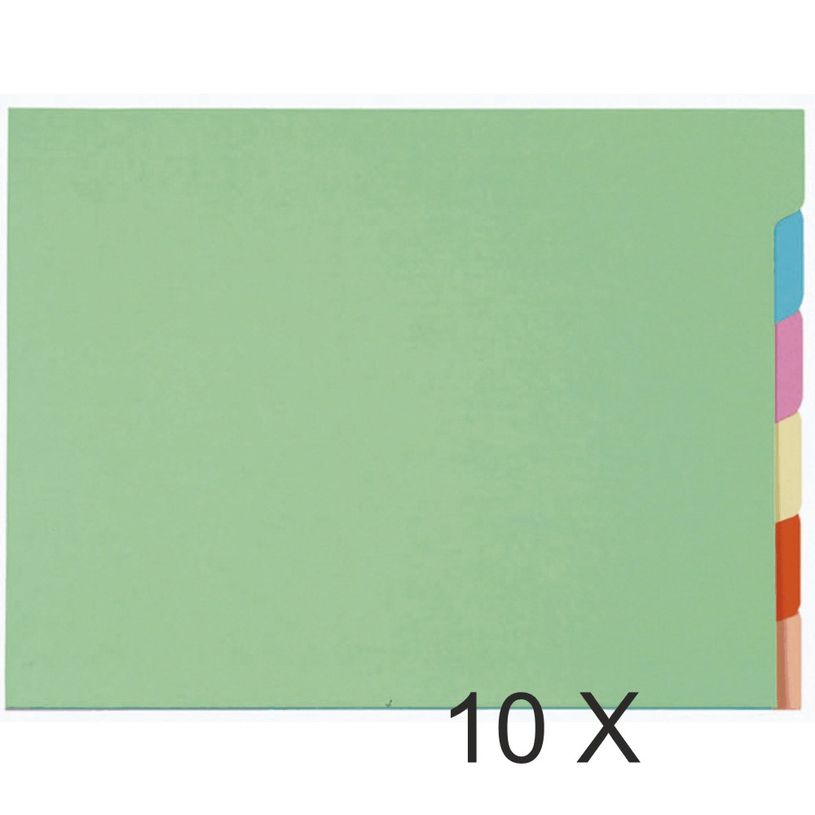 3288583360002-Exacompta Super 210 - Paquet de 10 x 6 chemises compartiments à onglets pour dossiers sus-P_400010883_1-0