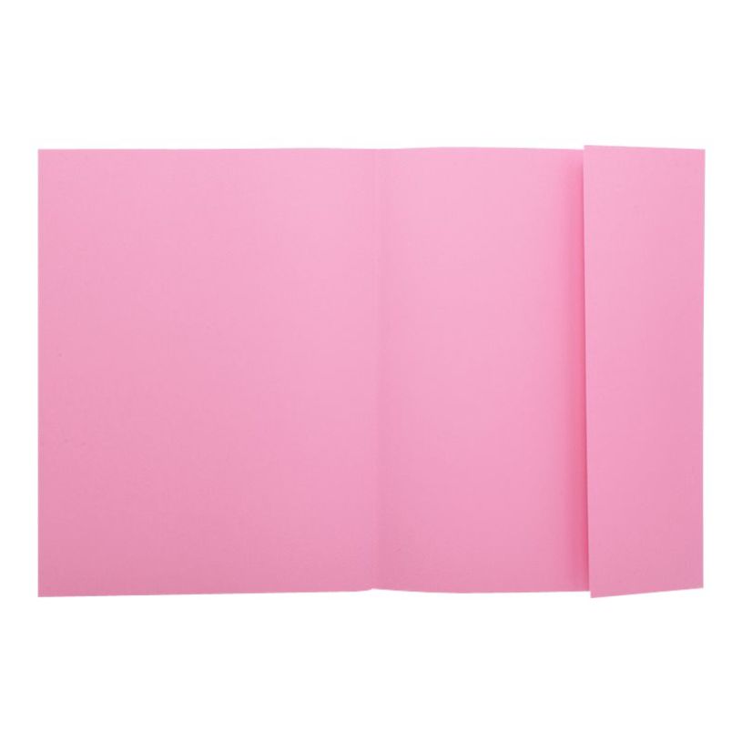 3288583481035-Exacompta Super 160 - 5 Paquets de 100 Chemises 1 rabat - 160 gr - rose-P_400010899_3-2