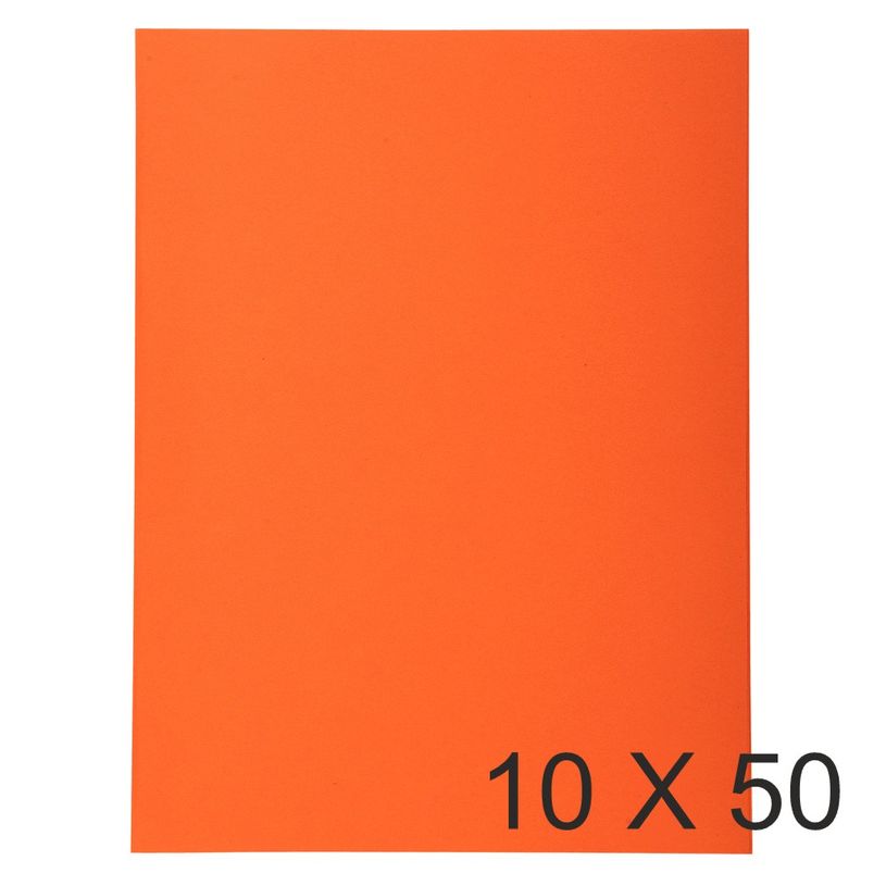 3130633420207-Exacompta Forever - 10 Paquets de 50 Chemises - 170 gr - orange-P_400010927_2-0