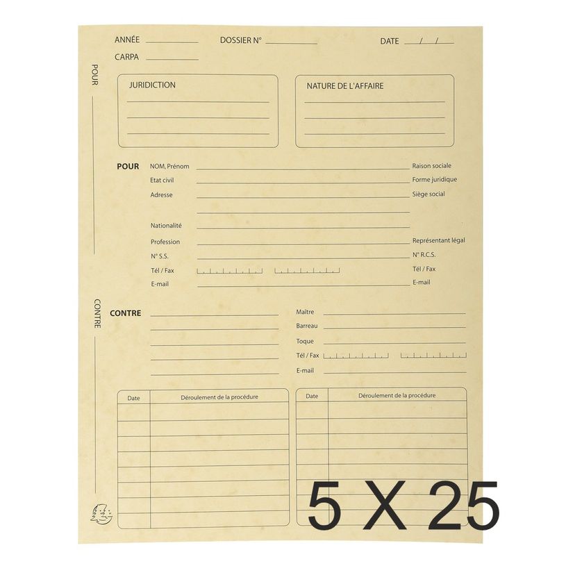 3130634451125-Exacompta - 5 Paquets de 25 Dossiers de procédure - ivoire-P_400010950_1-0