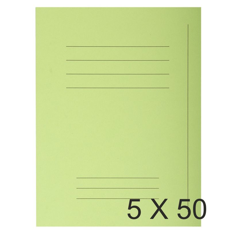 3288584351139-Exacompta Forever - 5 Paquets de 50 Chemises imprimées - 220 gr - vert vif-P_400010966_1-0