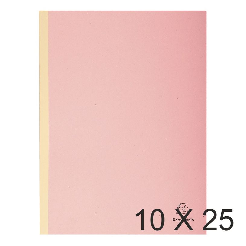 3288587701030-Exacompta Forever - 10 Paquets de 25 Chemises dos toilé - 320 gr - rose-P_400010987_1-0