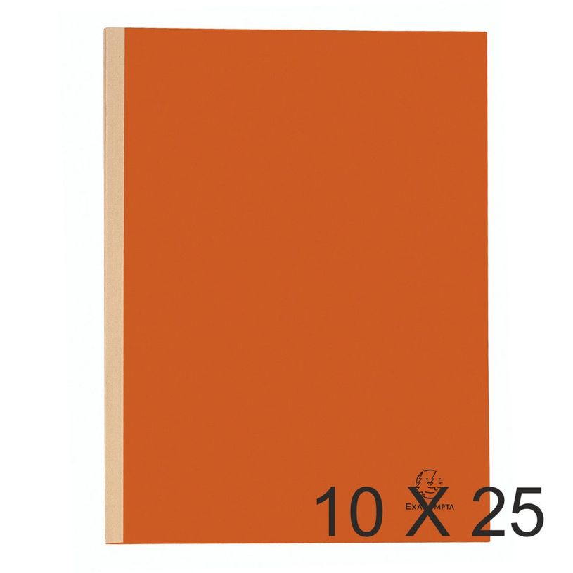 3288587701078-Exacompta Forever - 10 Paquets de 25 Chemises dos toilé - 320 gr - orange-P_400010990_2-0