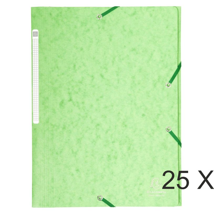 3130632171223-Exacompta - 25 Chemises à rabats maxi capacity - vert tilleul-P_400011019_1-0