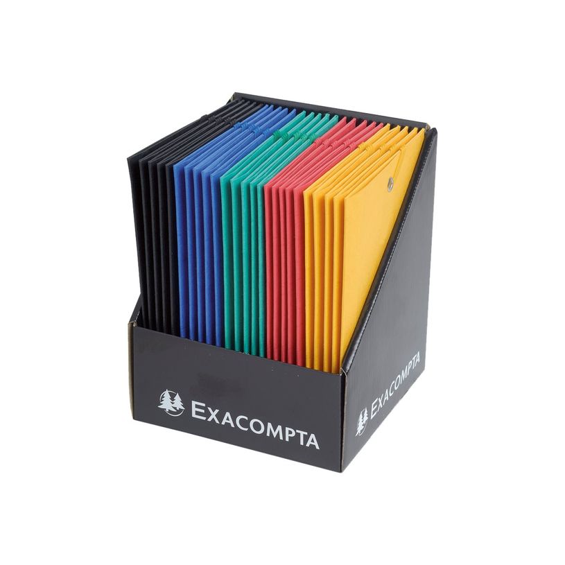 3130632507503-Exacompta - 25 Chemises à 3 rabats - 12 x 16 cm - couleurs assorties-P_400011038_2-1